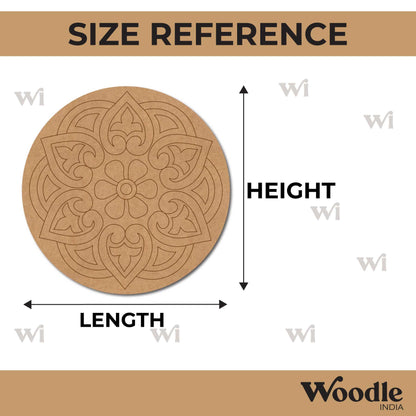 Mandala Pre Marked Round MDF Design 82