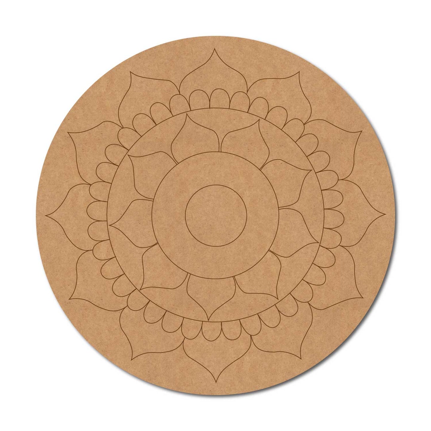 Mandala Pre Marked Round MDF Design 83