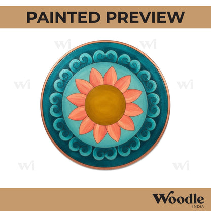 Mandala Pre Marked Round MDF Design 84
