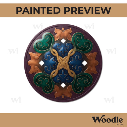 Mandala Pre Marked Round MDF Design 86