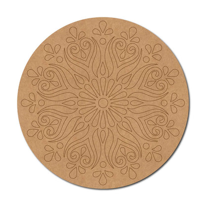 Mandala Pre Marked Round MDF Design 88