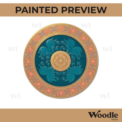 Mandala Pre Marked Round MDF Design 90