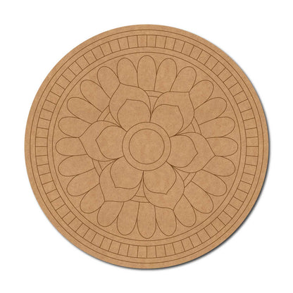 Mandala Pre Marked Round MDF Design 91