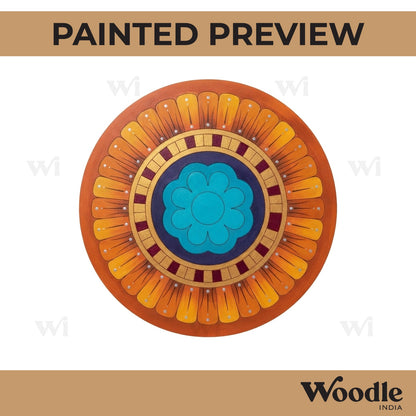 Mandala Pre Marked Round MDF Design 93