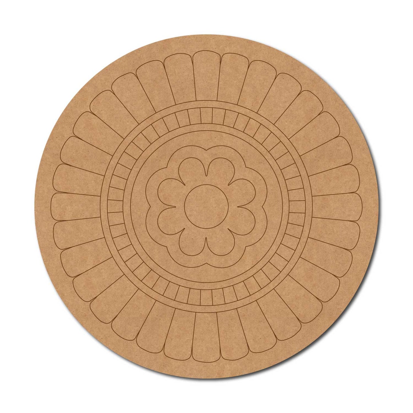 Mandala Pre Marked Round MDF Design 93