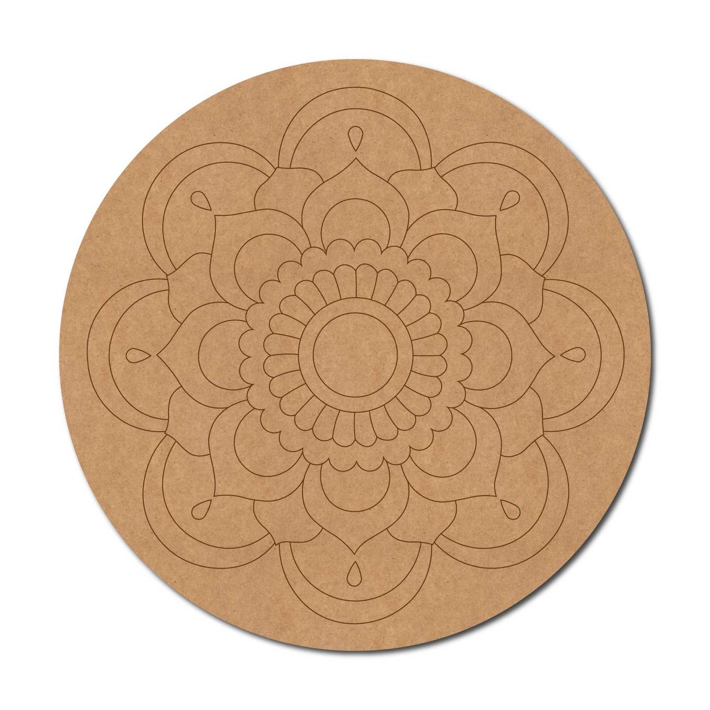 Mandala Pre Marked Round MDF Design 94