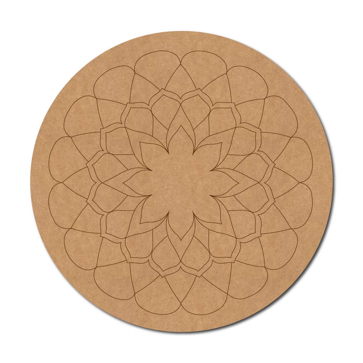Mandala Pre Marked Round MDF Design 96