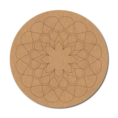 Mandala Pre Marked Round MDF Design 96