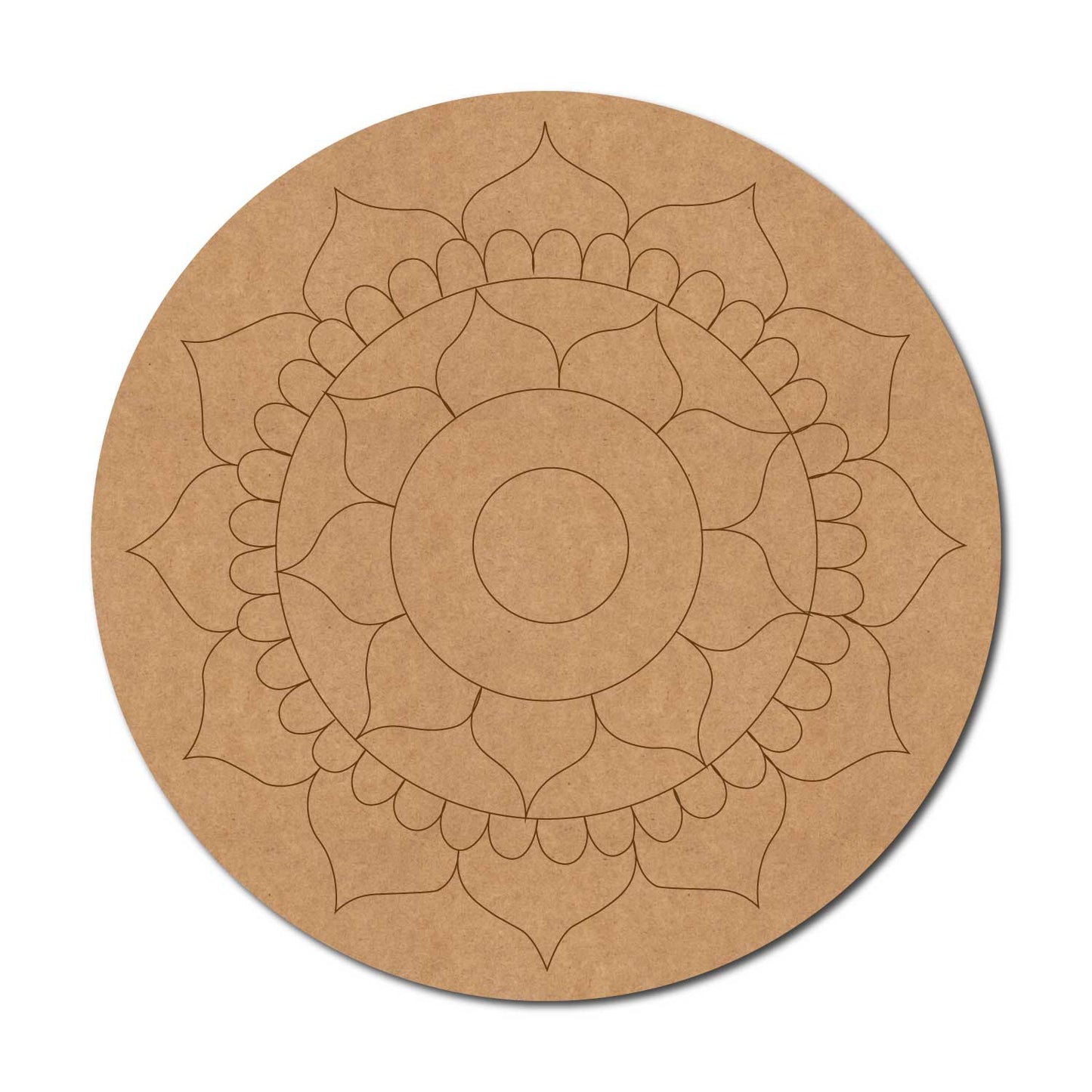 Mandala Pre Marked Round MDF Design 97