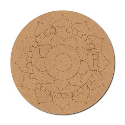 Mandala Pre Marked Round MDF Design 97