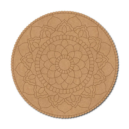 Mandala Pre Marked Round MDF Design 78