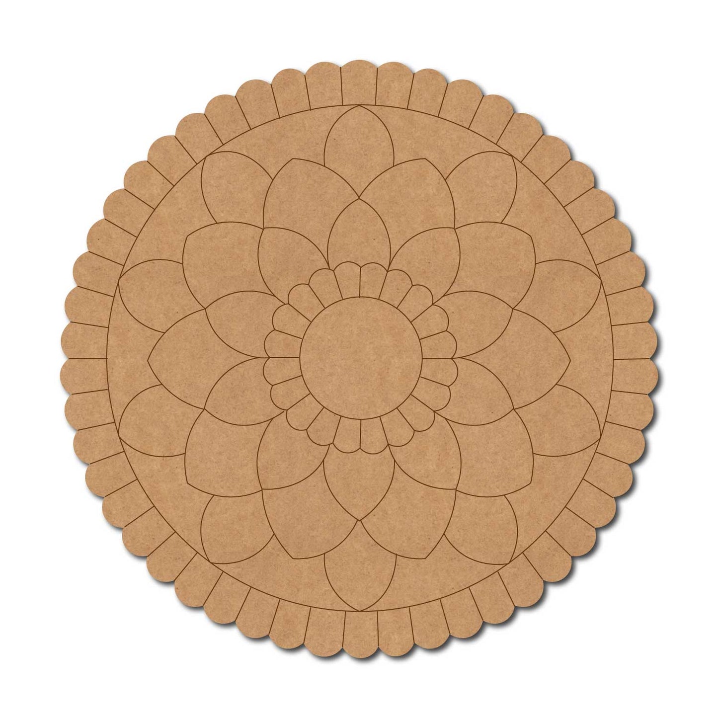 Mandala Pre Marked Round MDF Design 99