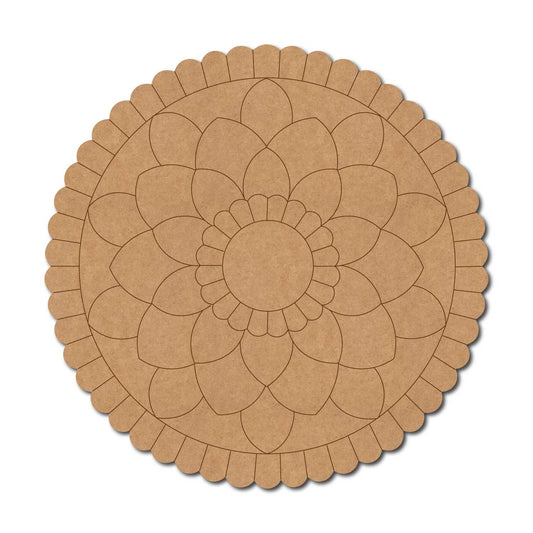Mandala Pre Marked Round MDF Design 99