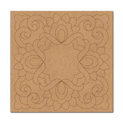 Mandala Pre Marked Square MDF Design 3