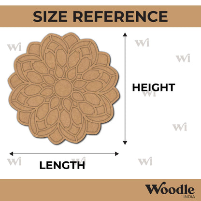 Reusable Rangoli Base MDF Design 10