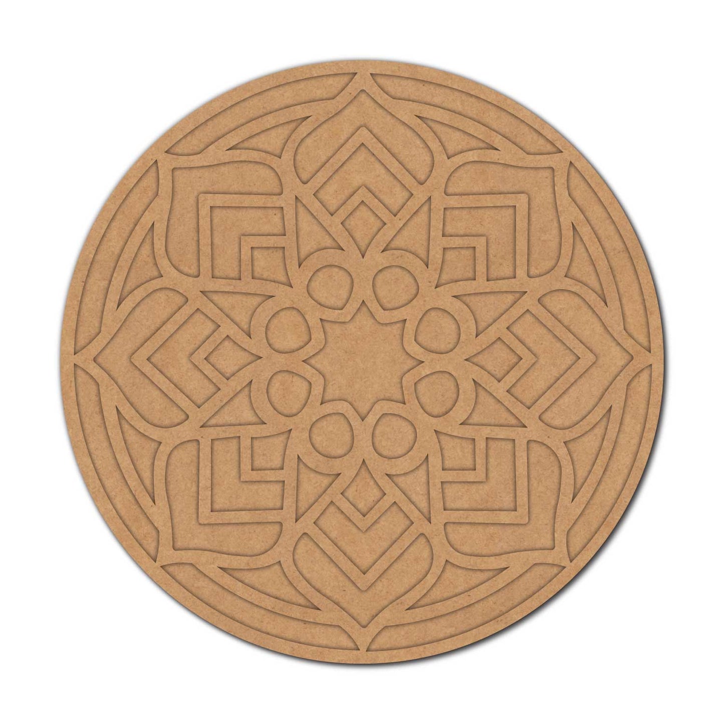Mandala Reusable Rangoli Base MDF Design 11