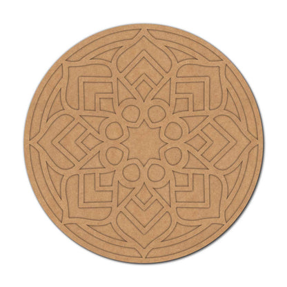 Mandala Reusable Rangoli Base MDF Design 11