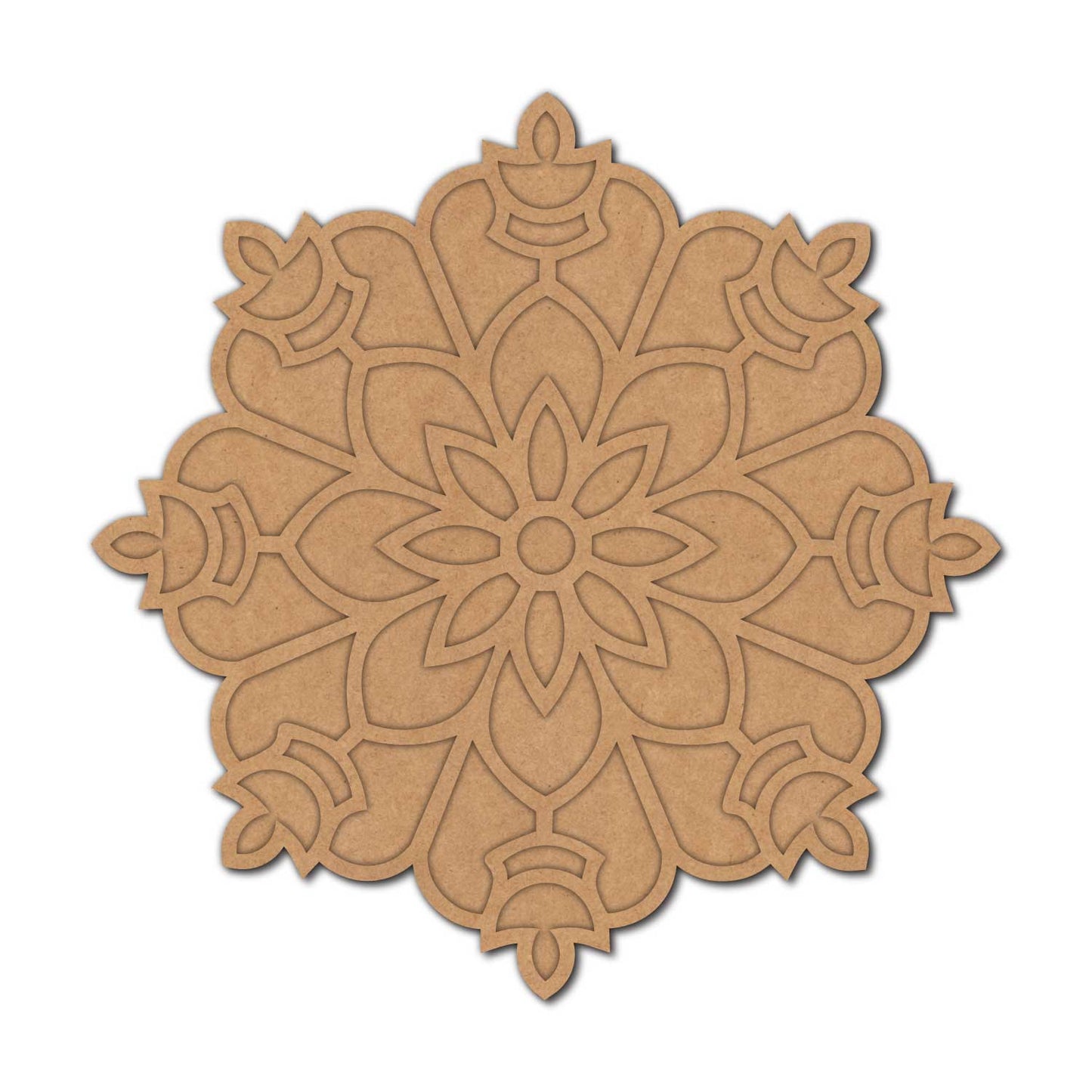 Mandala Reusable Rangoli Base MDF Design 12