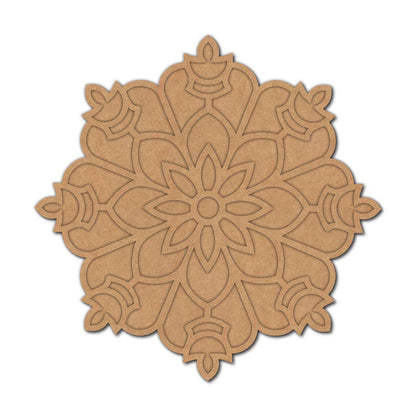 Mandala Reusable Rangoli Base MDF Design 12