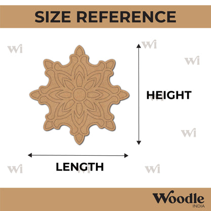 Mandala Reusable Rangoli Base MDF Design 13