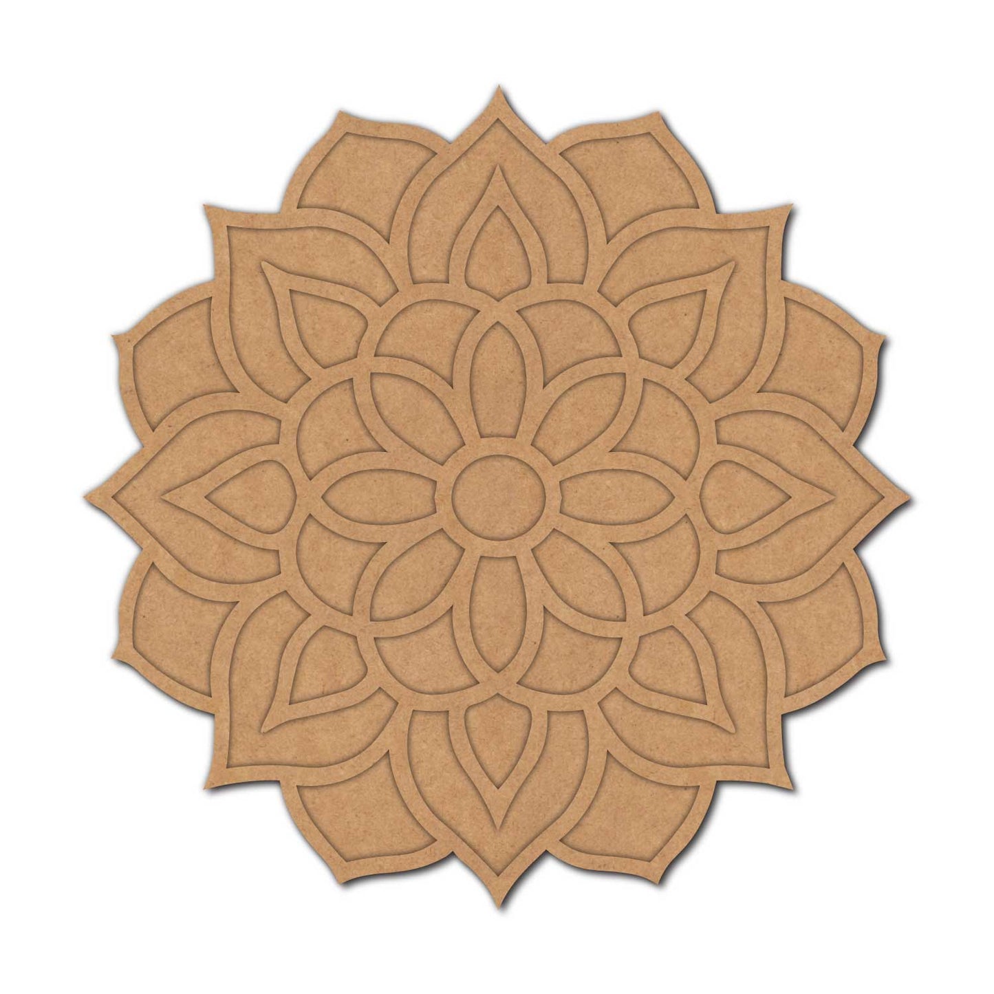 Mandala Reusable Rangoli Base MDF Design 14