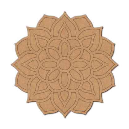 Mandala Reusable Rangoli Base MDF Design 14