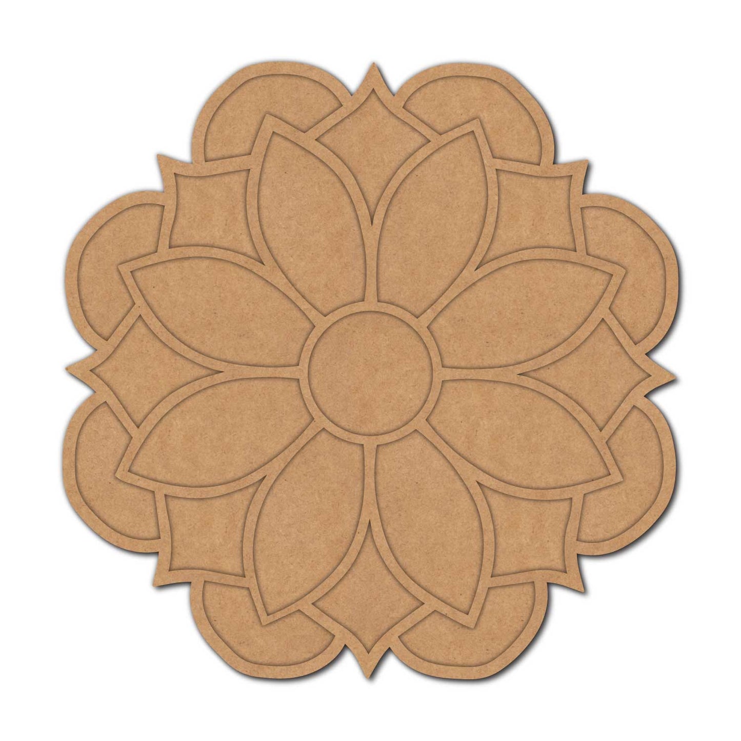 Mandala Reusable Rangoli Base MDF Design 16