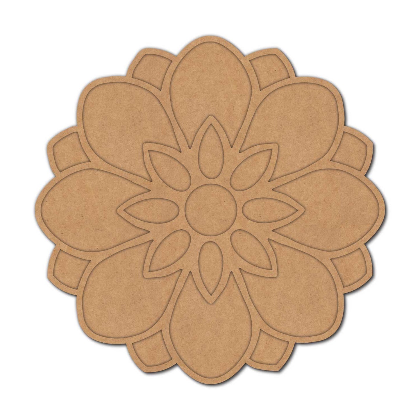 Mandala Reusable Rangoli Base MDF Design 17