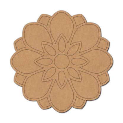 Mandala Reusable Rangoli Base MDF Design 17