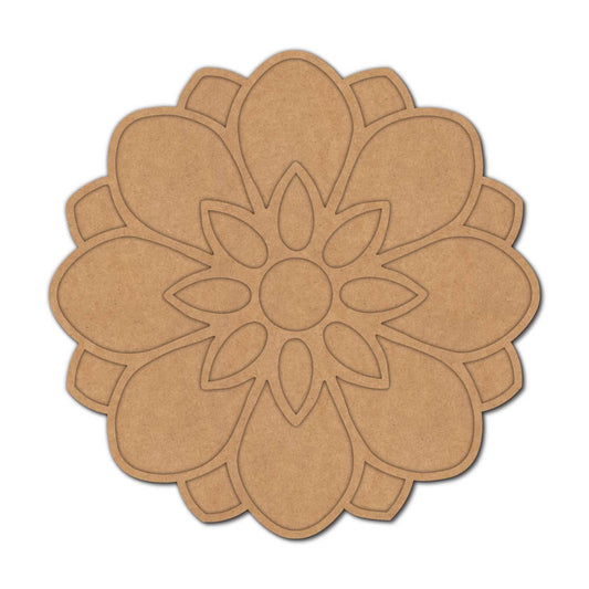 Mandala Reusable Rangoli Base MDF Design 17