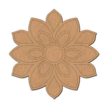 Mandala Reusable Rangoli Base MDF Design 18