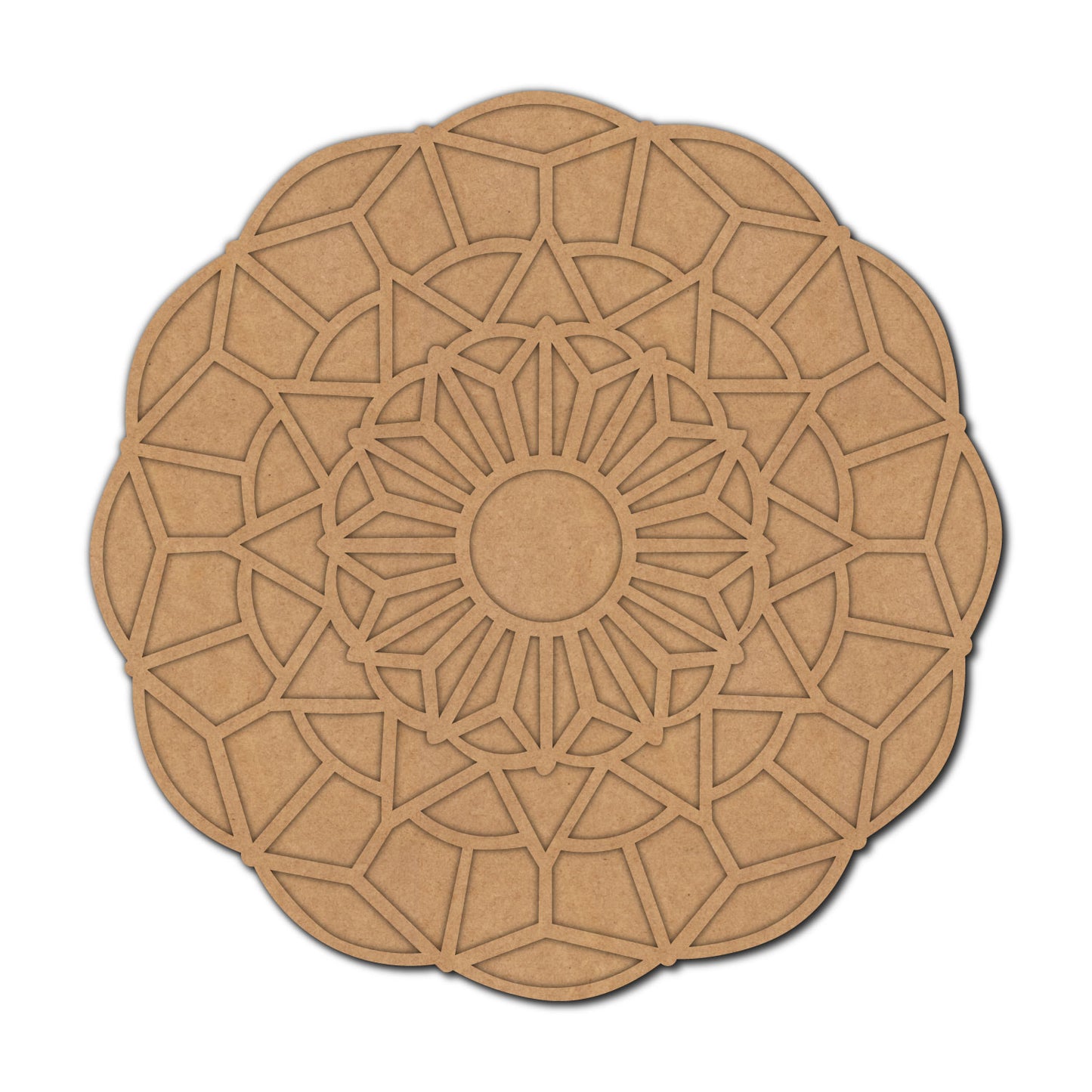 Mandala Reusable Rangoli Base MDF Design 20