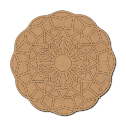 Mandala Reusable Rangoli Base MDF Design 20
