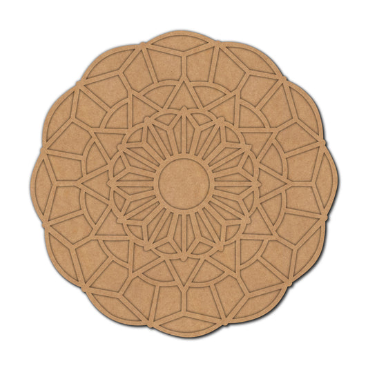 Mandala Reusable Rangoli Base MDF Design 20