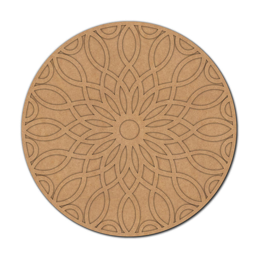 Mandala Reusable Rangoli Base MDF Design 21