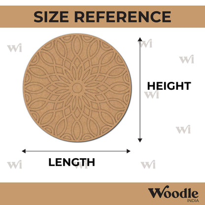 Mandala Reusable Rangoli Base MDF Design 21