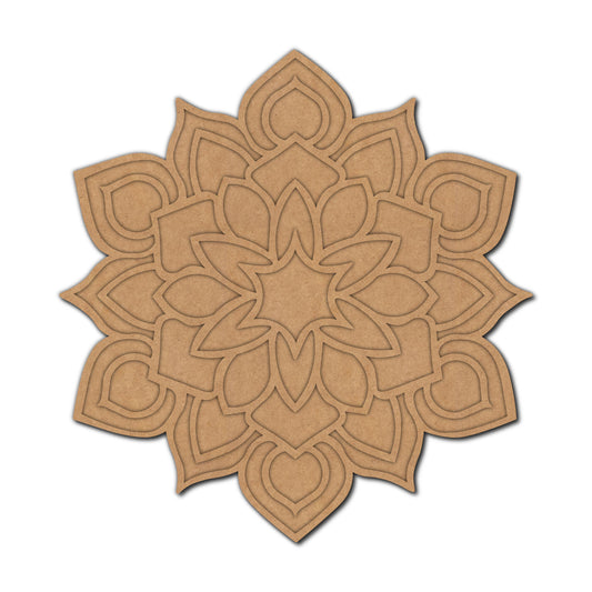 Mandala Reusable Rangoli Base MDF Design 22