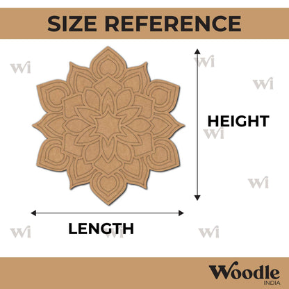 Mandala Reusable Rangoli Base MDF Design 22