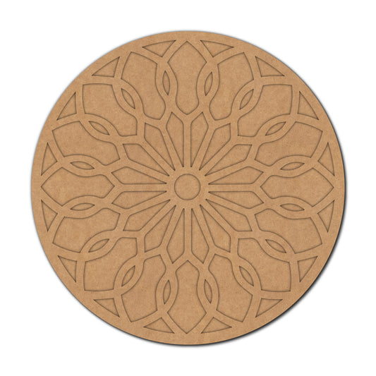 Mandala Reusable Rangoli Base MDF Design 23