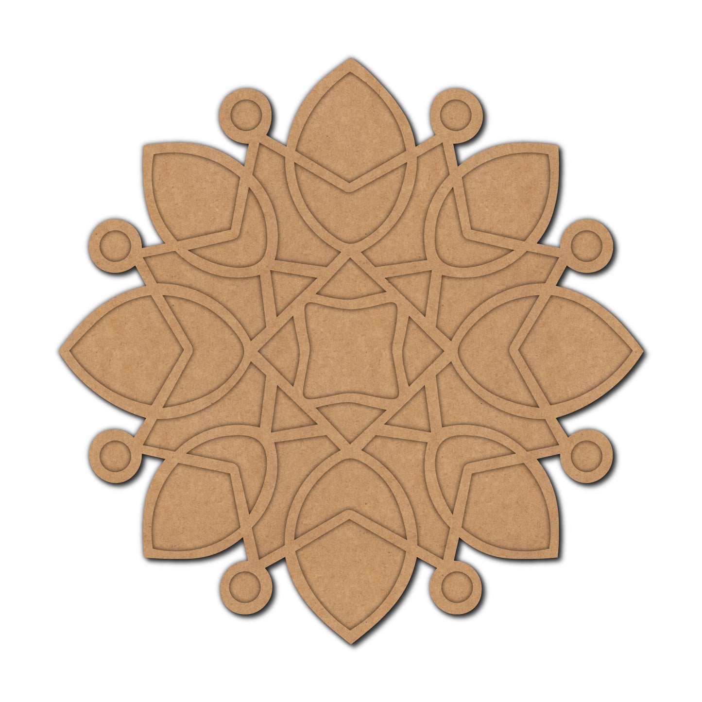 Mandala Reusable Rangoli Base MDF Design 24