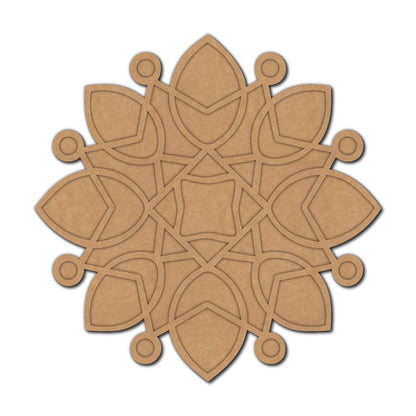 Mandala Reusable Rangoli Base MDF Design 24