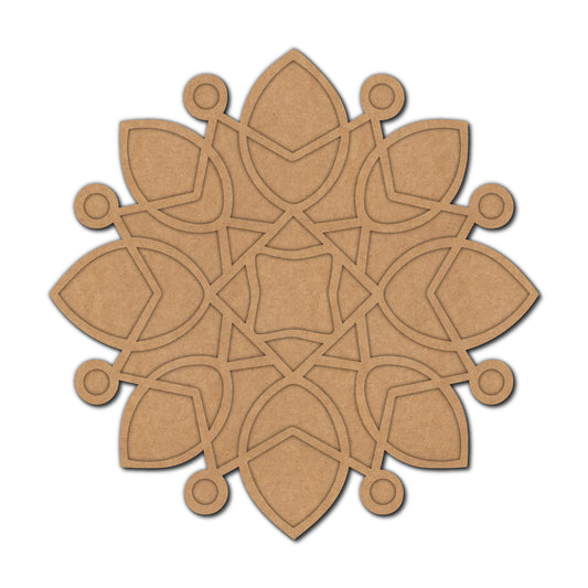 Mandala Reusable Rangoli Base MDF Design 24