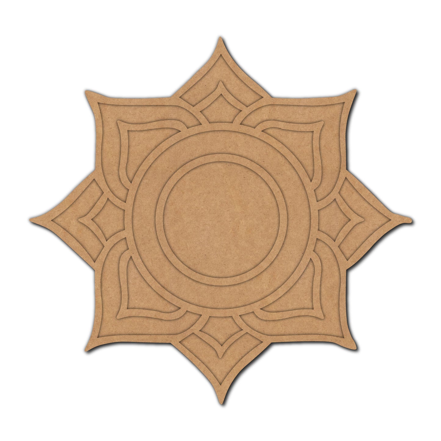 Mandala Reusable Rangoli Base MDF Design 25
