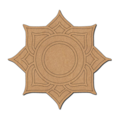 Mandala Reusable Rangoli Base MDF Design 25