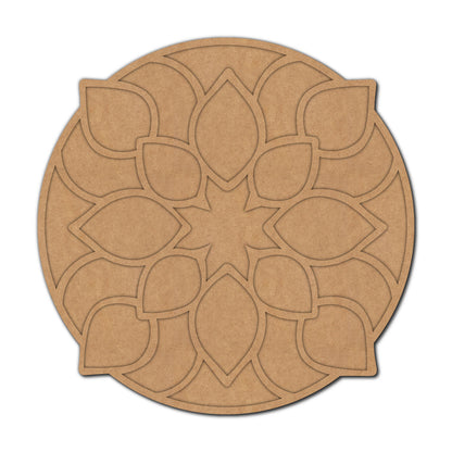 Mandala Reusable Rangoli Base MDF Design 26