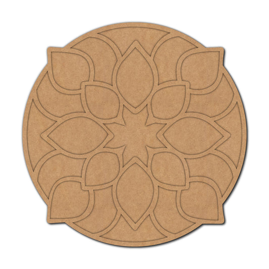 Mandala Reusable Rangoli Base MDF Design 26