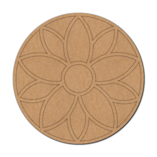 Mandala Reusable Rangoli Base MDF Design 27