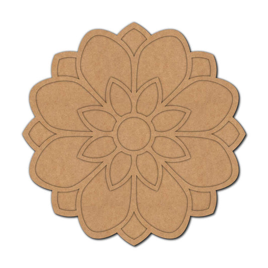 Mandala Reusable Rangoli Base MDF Design 3