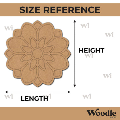 Mandala Reusable Rangoli Base MDF Design 3