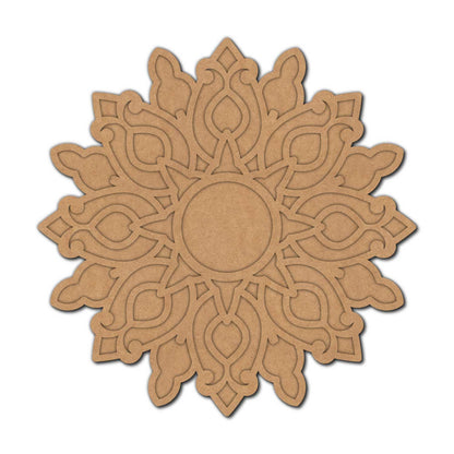 Mandala Reusable Rangoli Base MDF Design 4